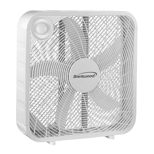 Kool Zone 20" Box Fan- White - Free Shipping 