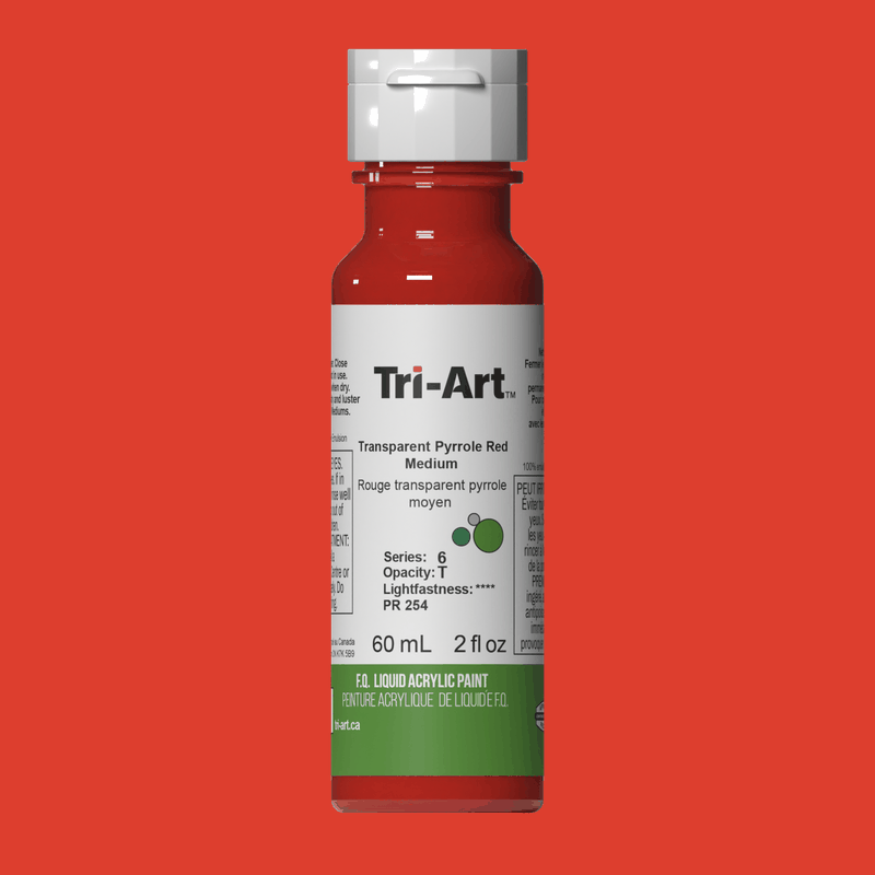 Tri-Art Liquids - Transparent Pyrrole Red Medium 