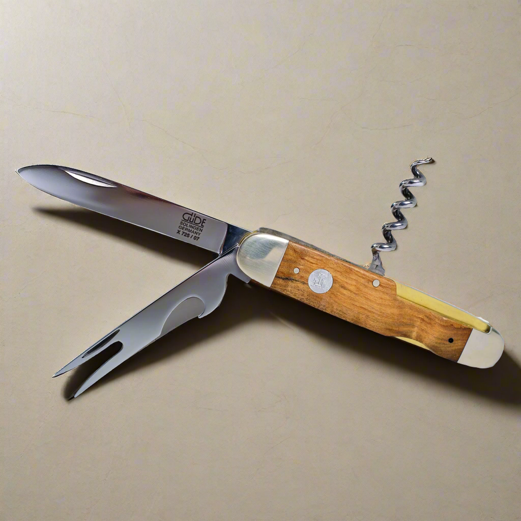 ALPHA OLIVE | Pocket Knife with pitch fork 