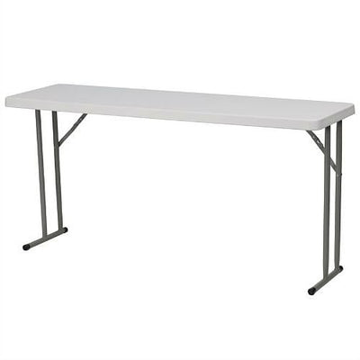 White Top Commercial Grade 60-inch Folding Table - Holds up to 330 lbs - Free Shipping 
