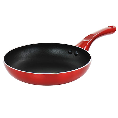 Better Chef 8in Aluminum Non Stick Gourmet Frying Pan in Red - Free Shipping 