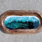 Ornamental Deep Wood Tray 12