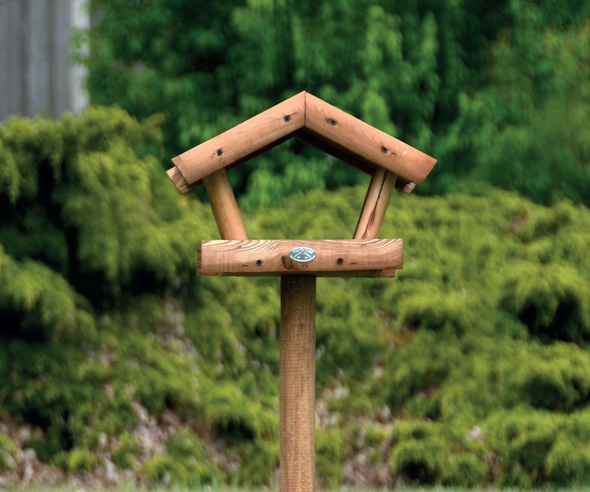 High Bird Table On Pole 