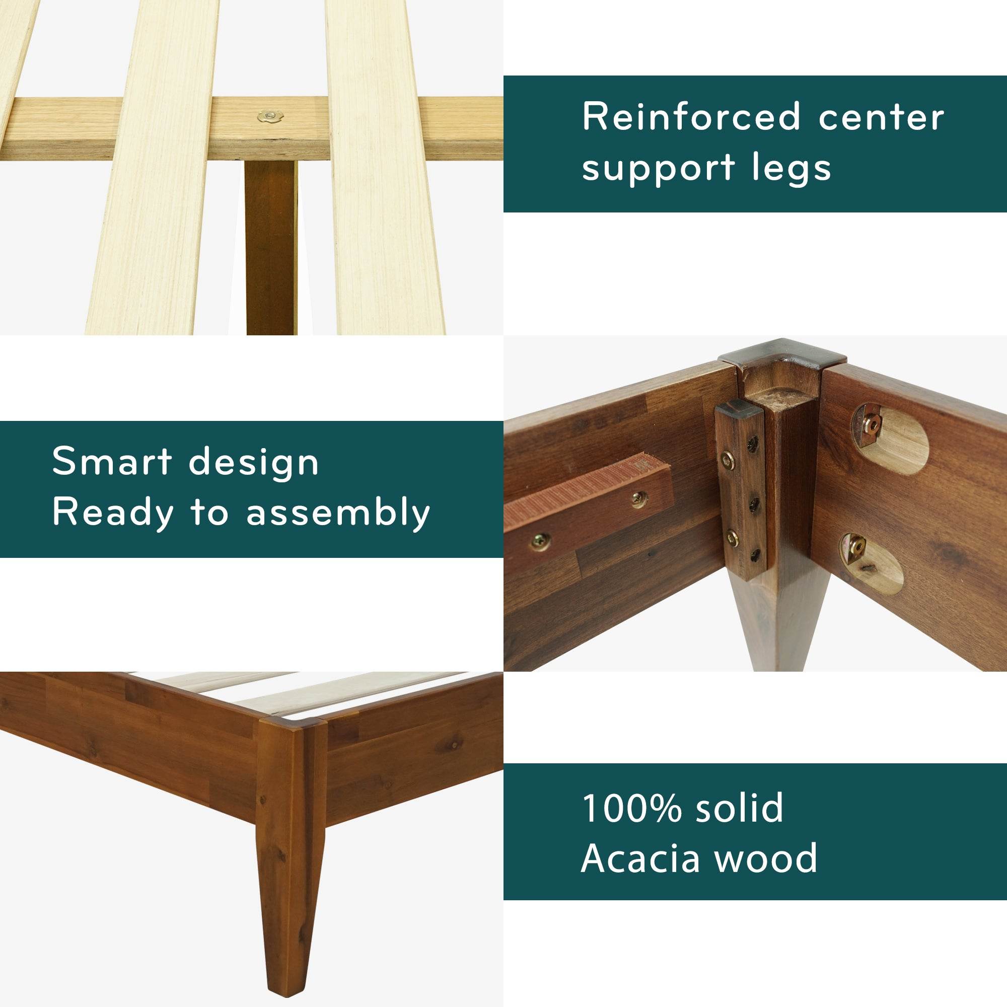 Mervyn Solid Wood Platform Bed 