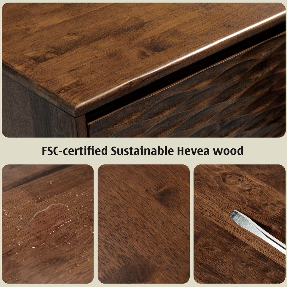 Elara TV Stand with Storage and Cable Management for TVs up to 80" 