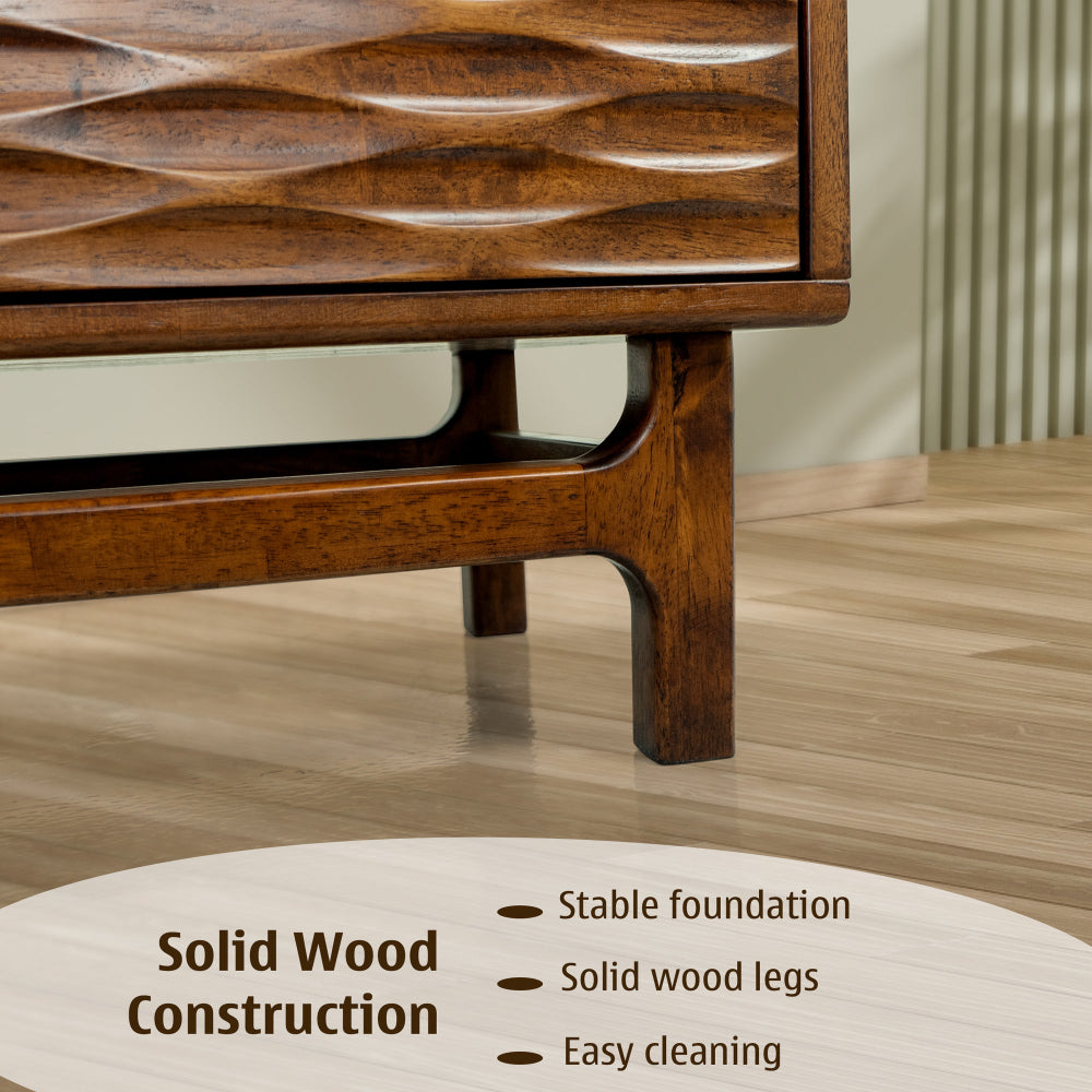 Elara TV Stand with Storage and Cable Management for TVs up to 80" 