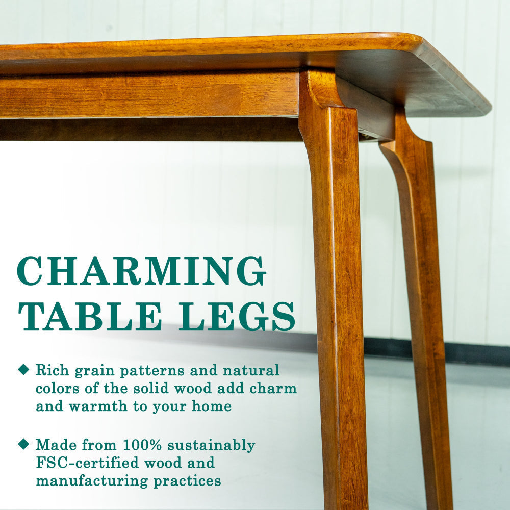 Verve 48" Solid Wood Dining Table/Kitchen Table Dining Table for 4 