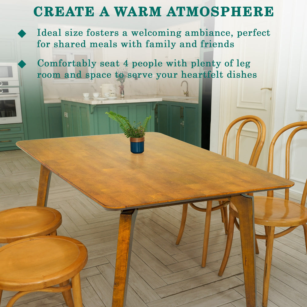 Verve 48" Solid Wood Dining Table/Kitchen Table Dining Table for 4 