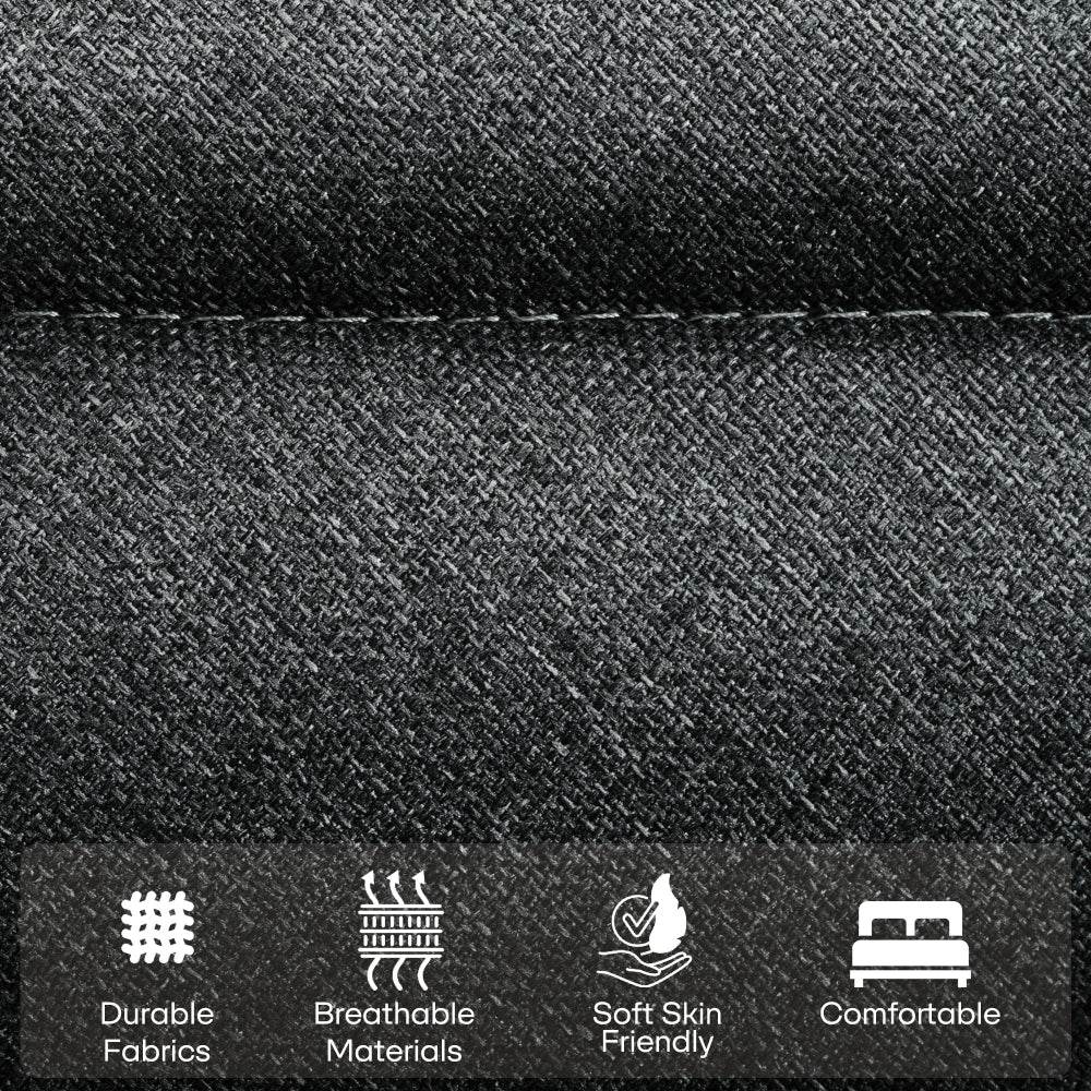 Astoria Upholstered Solid Wood Bed Frame 