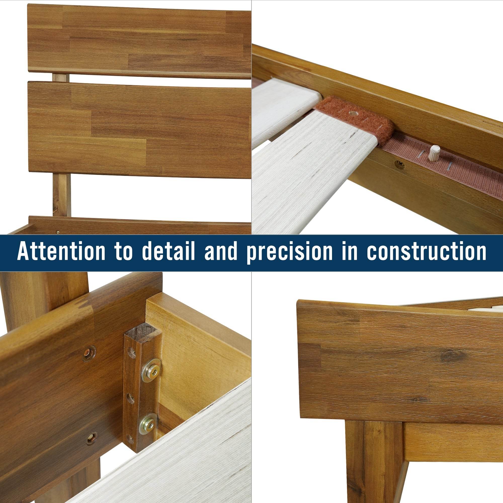 Aurora Solid Wood Bed Frame 