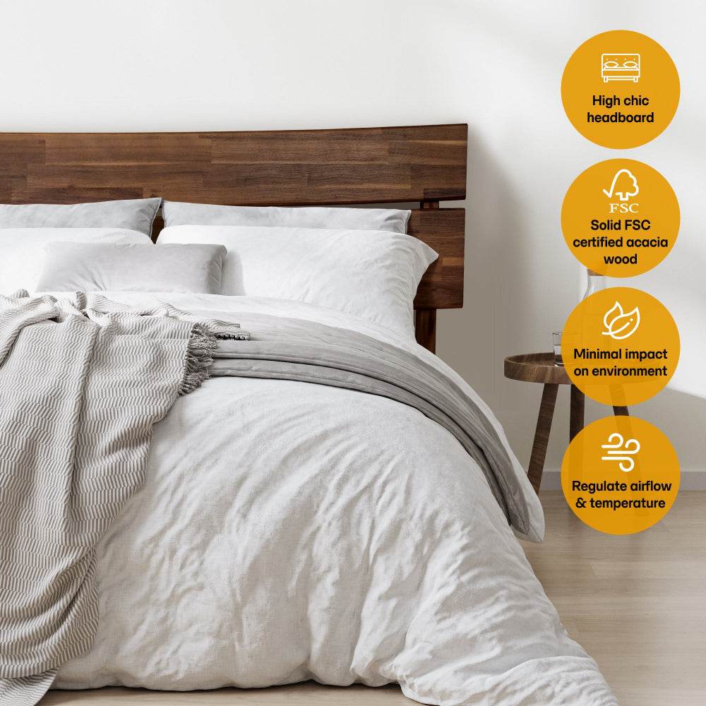 Aurora Deluxe Wood Platform Bed Frame 