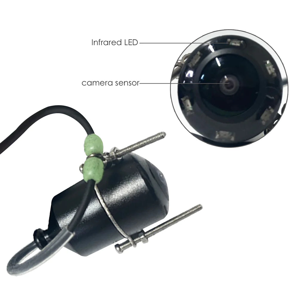 FF-180PR Underwater Fishing Camera Fish Locator, 4.3" HD LCD Monitor, 120° Wide-Angle Camera, 20M Cable, Video Recording