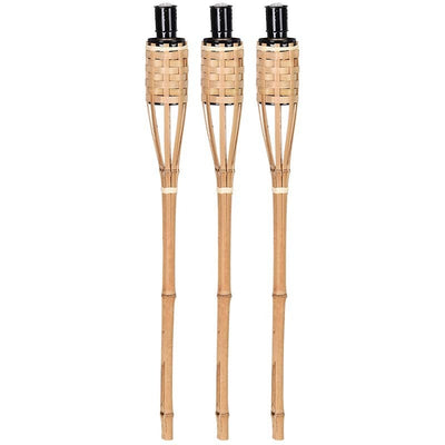 Torch bamboo set of 3 