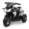 Qaba Kids Electric Motorcycle Ride-On Toy with 3 Wheels, Music, Horn, Lights, Black