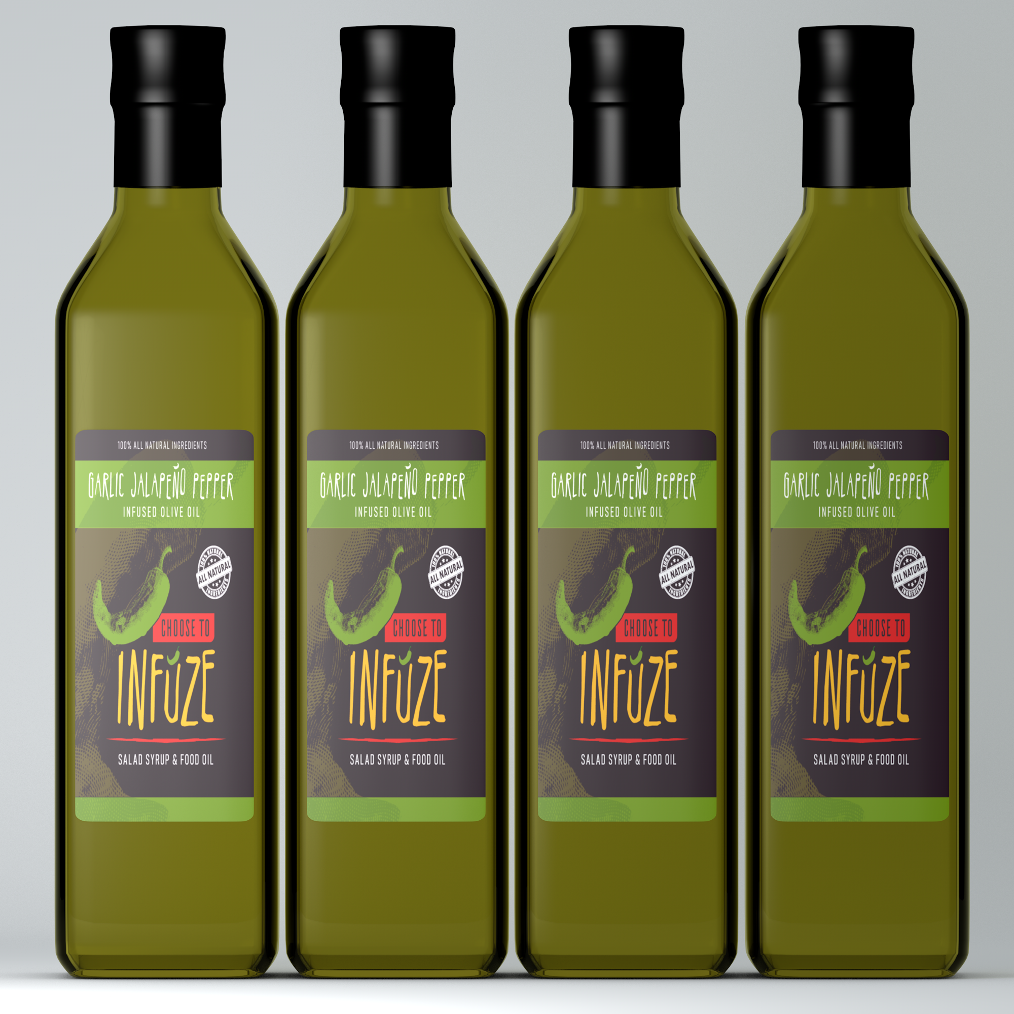 Garlic Jalapeño Infused Olive Oil 250 ml (8.5 oz) 
