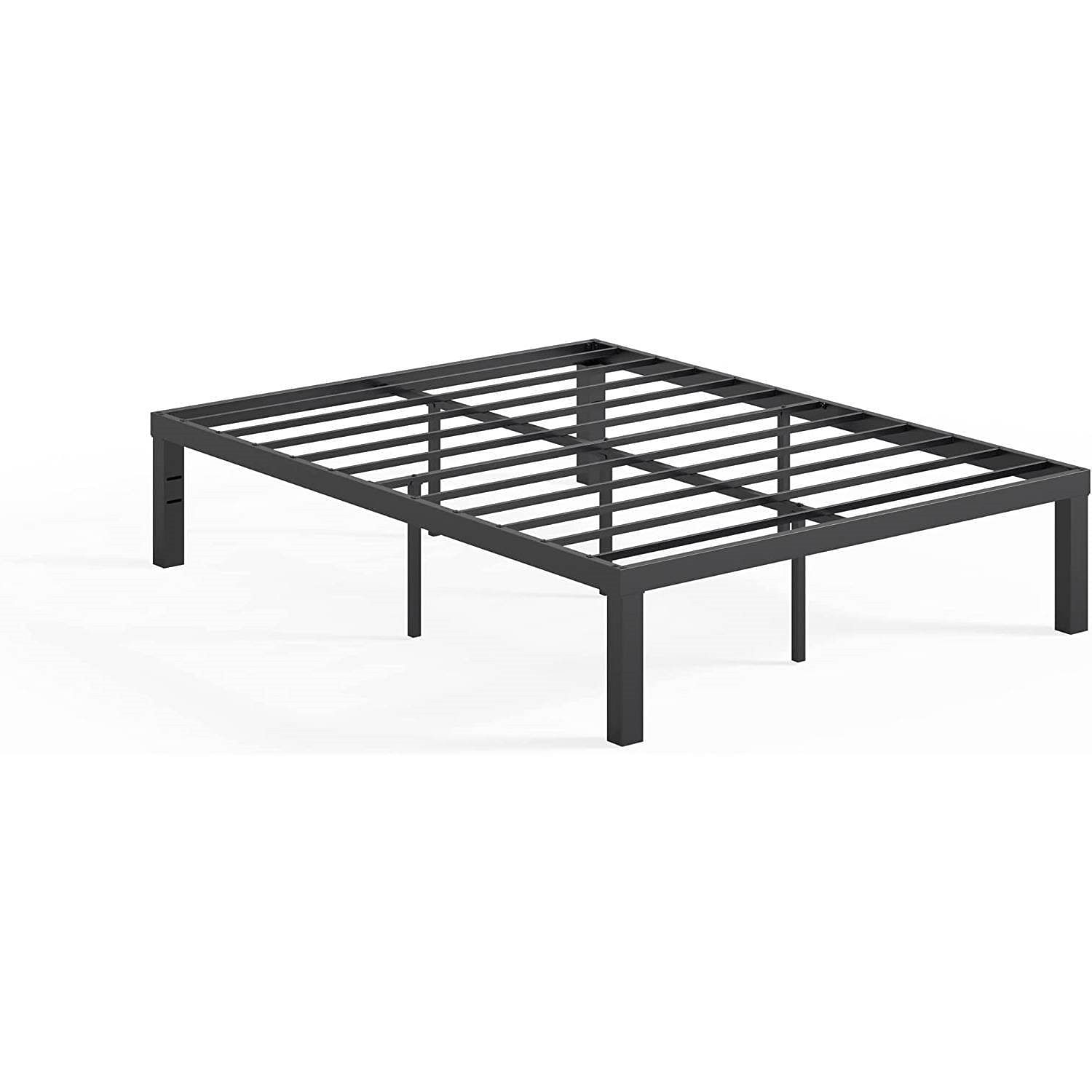 Full size Modern 16-inch Heavy Steel Metal Platform Bed Frame - Free Shipping