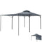 Patio Gazebo with Double Roof Outdoor Gazebo Canopy with Extendable Shade 126