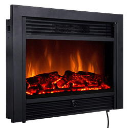 28.5 Inch Electric Fireplace Recessed with 3 Flame Colors - Free Shipping 