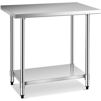Commercial Kitchen Stainless Steel Work Table - Free Shipping 