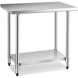 Commercial Kitchen Stainless Steel Work Table - Free Shipping 