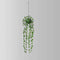 Frida Faux Potted Hanging Plant 4.2 Ft – Premium Silk, Iron, Handcrafted, No Maintenance, Perfect for Living Room, Bedroom, Office, Bathroom