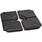 Outsunny 4 Piece Umbrella Base Stand Cantilever Weight Plates U Locking 123 lb Water 158 lb Sand Support