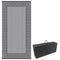 Outsunny 9' x 18' Portable Outdoor Rug Reversible Waterproof Mat with Carry Bag for RV Backyard Deck Black