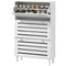 HOMCOM Narrow Shoe Storage Cabinet, 3 Flip Drawers, Adjustable Shelves, 24 Pairs Capacity, White