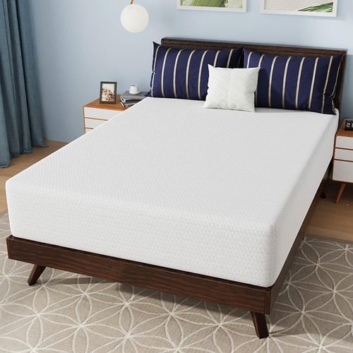 Full size 12-inch Charcoal Infused Memory Foam Mattress with Removable Cover - Free Shipping