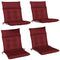 Patio Chair Cushions Set of 4, Waterproof Non-Slip Lounge Chair Cushions, 44