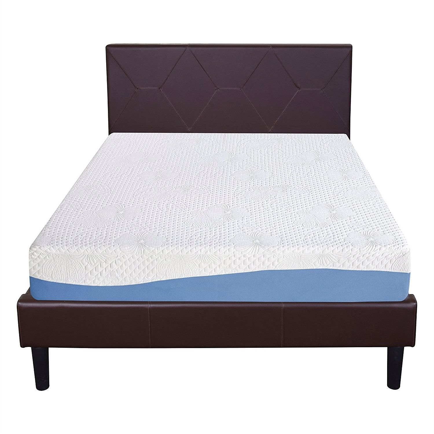 Full size 10-inch Memory Foam Mattress with Gel Infused Comforter Layer - Free Shipping