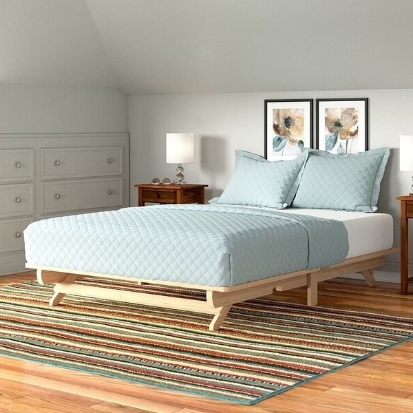 Farmhouse Full Size Solid Wood Platform Bed Made in USA - Free Shipping