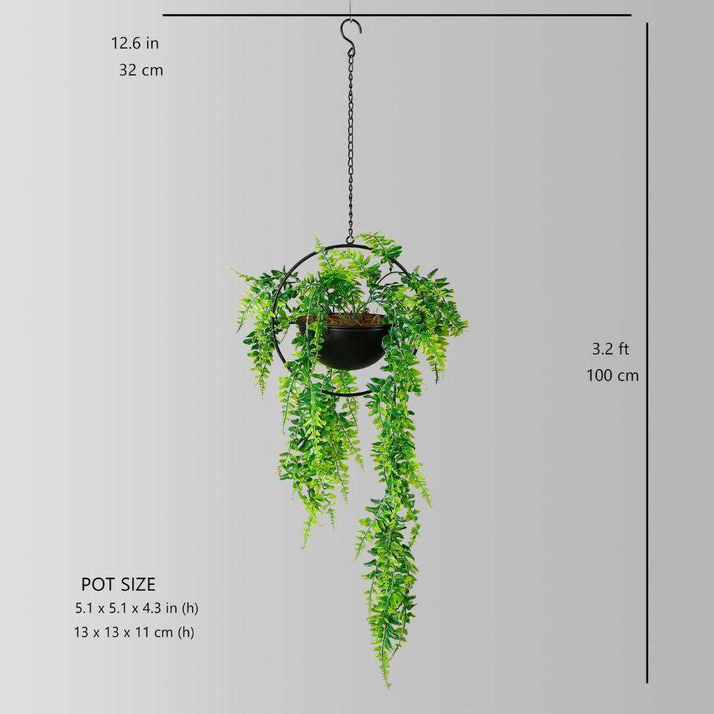 Fabo Faux Potted Hanging Plant (3.2 Feet) 