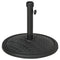 Outsunny 31lb Concrete Patio Umbrella Base: Outdoor Round Weight Stand for Lawn, Deck & Garden, Black