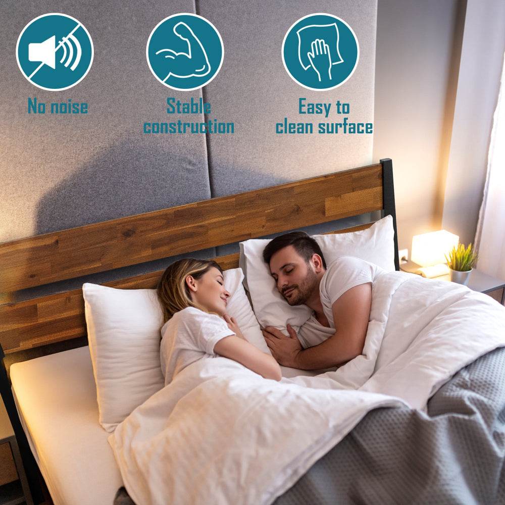 Callisto Deluxe Solid Wood Bed Frame 