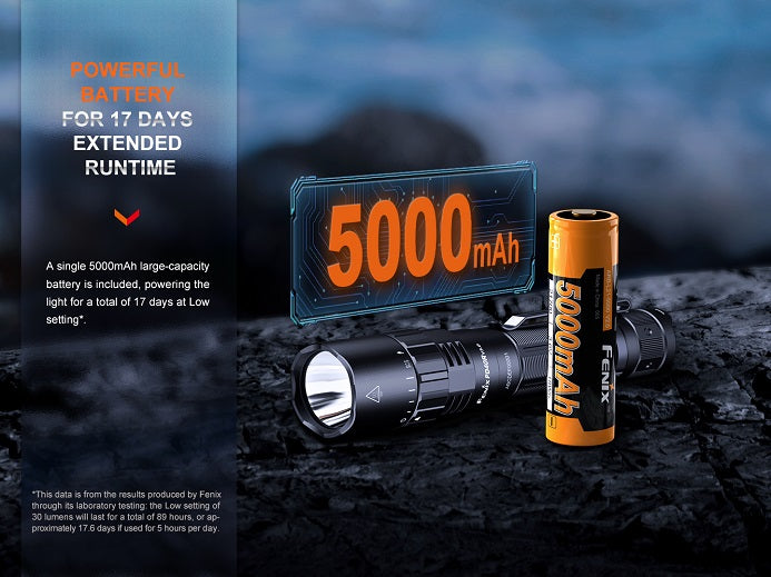 Fenix PD40R V3.0 Rechargeable Machinal Rotary Switching Flashlight