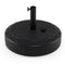 Fillable Umbrella Base 90 LBS Heavy Duty Sand Filled Round Market Umbrella Stand-Black