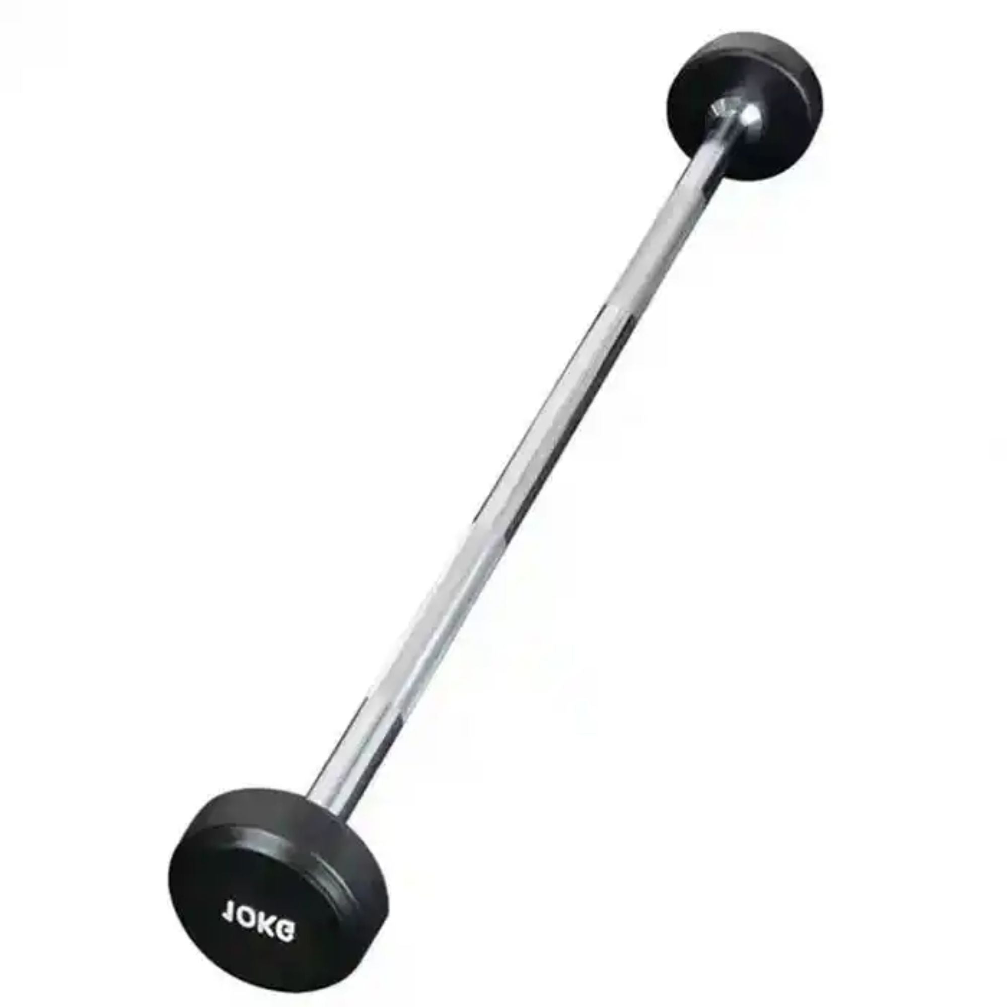 Straight and EZ Curl Fixed Weight Barbell Sets - 20 to 100 LB 