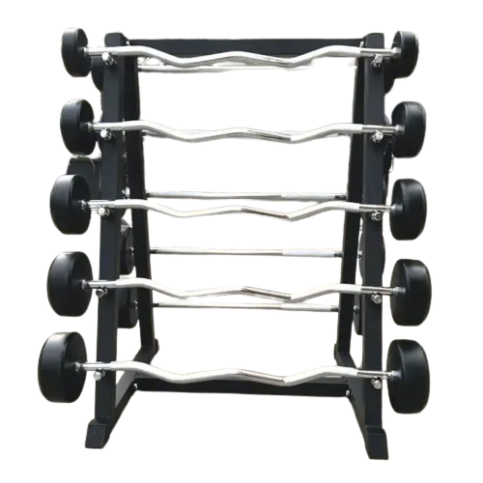 Straight and EZ Curl Fixed Weight Barbell Sets - 20 to 100 LB 