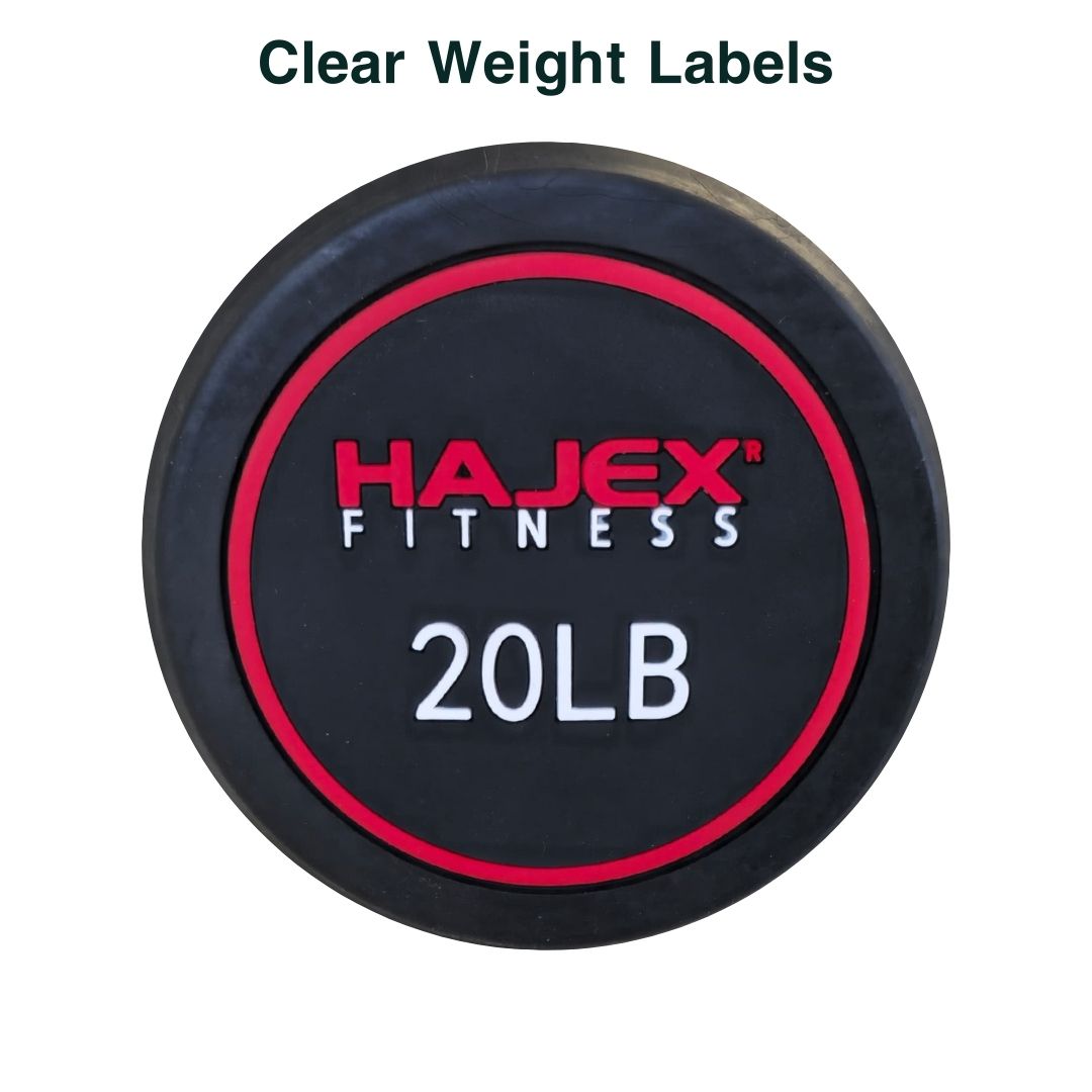 Straight and EZ Curl Fixed Weight Barbell Sets - 20 to 100 LB 