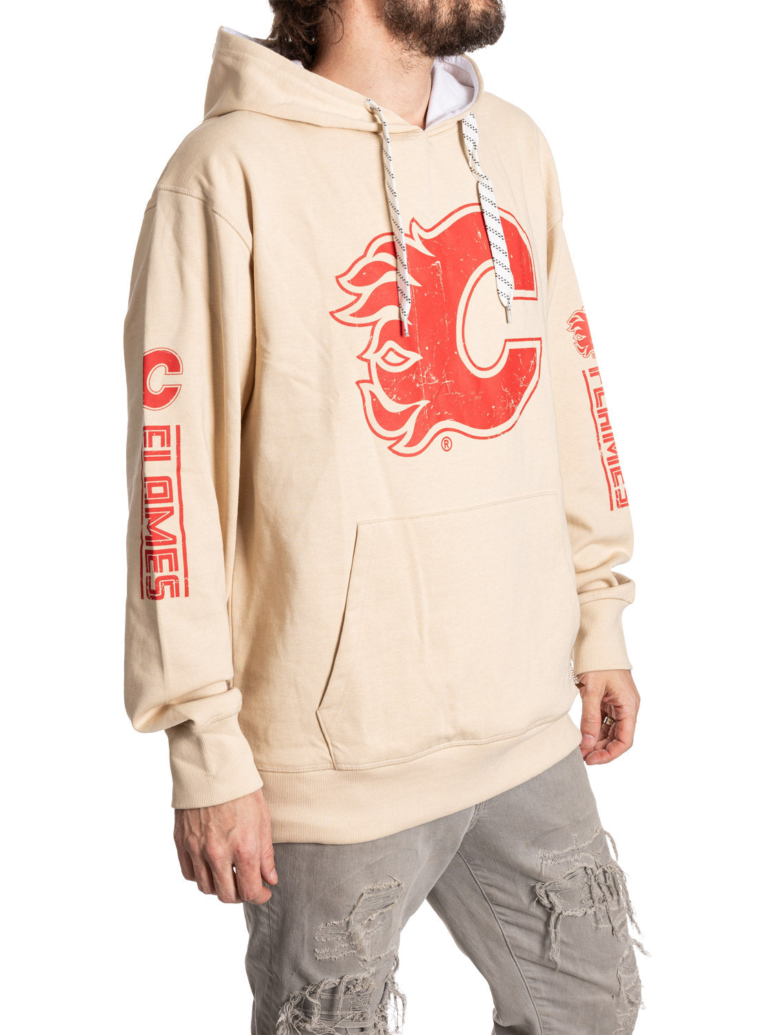 Calgary Flames Vintage Vibes Hoodie 