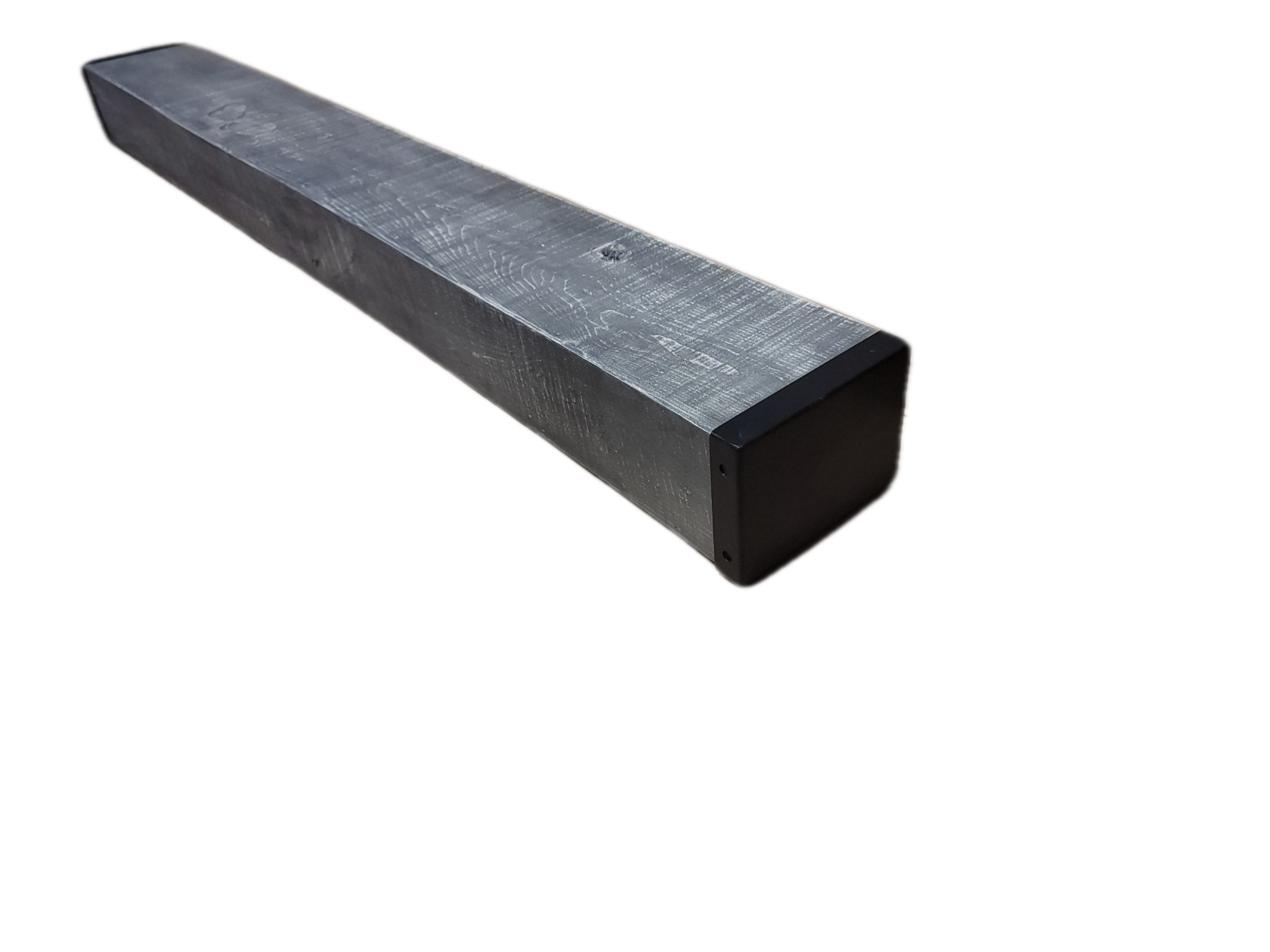 Étagère Style manteau de foyer avec embouts en métal 