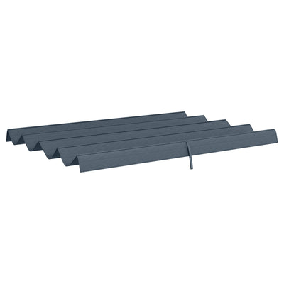 Outsunny Pergola Canopy, Retractable Sun Shade Cover for 9.8' x 7.1' Pergola, UV30+ Protected, Dark Grey 