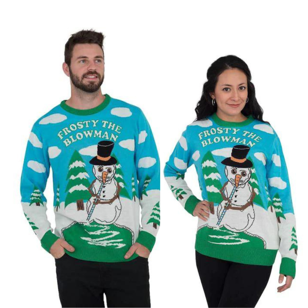 Couple - Frosty The Blowman Snowman  Sweater 