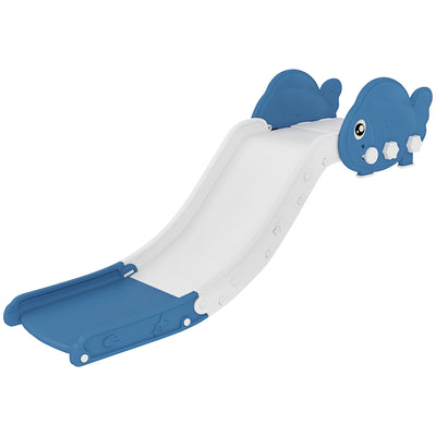 Qaba Toddler Couch Slide for Bed, Sofa, Stairs, Easy Assemble & Storage, for 18-48 Months, Blue 