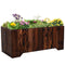 Outsunny Wooden Raised Garden Bed 37.5