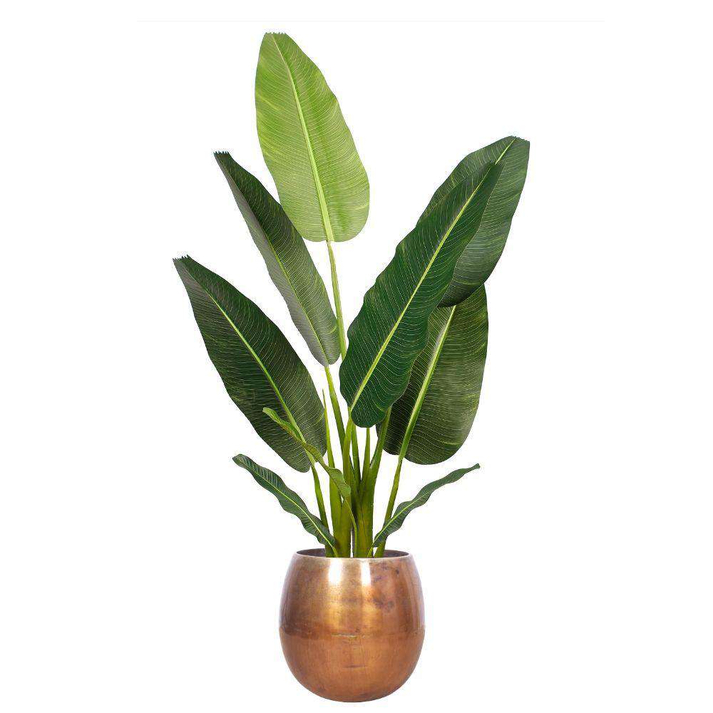 Gaby - Copper Brass Mid-Century Planter (Multiple Sizes) 