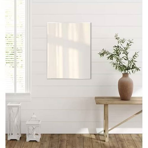 36-in x 30-in Flush Mount Bathroom Wall Mirror - Hang Vertically or Horizontally - Free Shipping