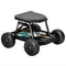Garden Seat with Wheels, Rolling Garden Stool with Tool Tray, Cart for Outdoor Work, 19.7