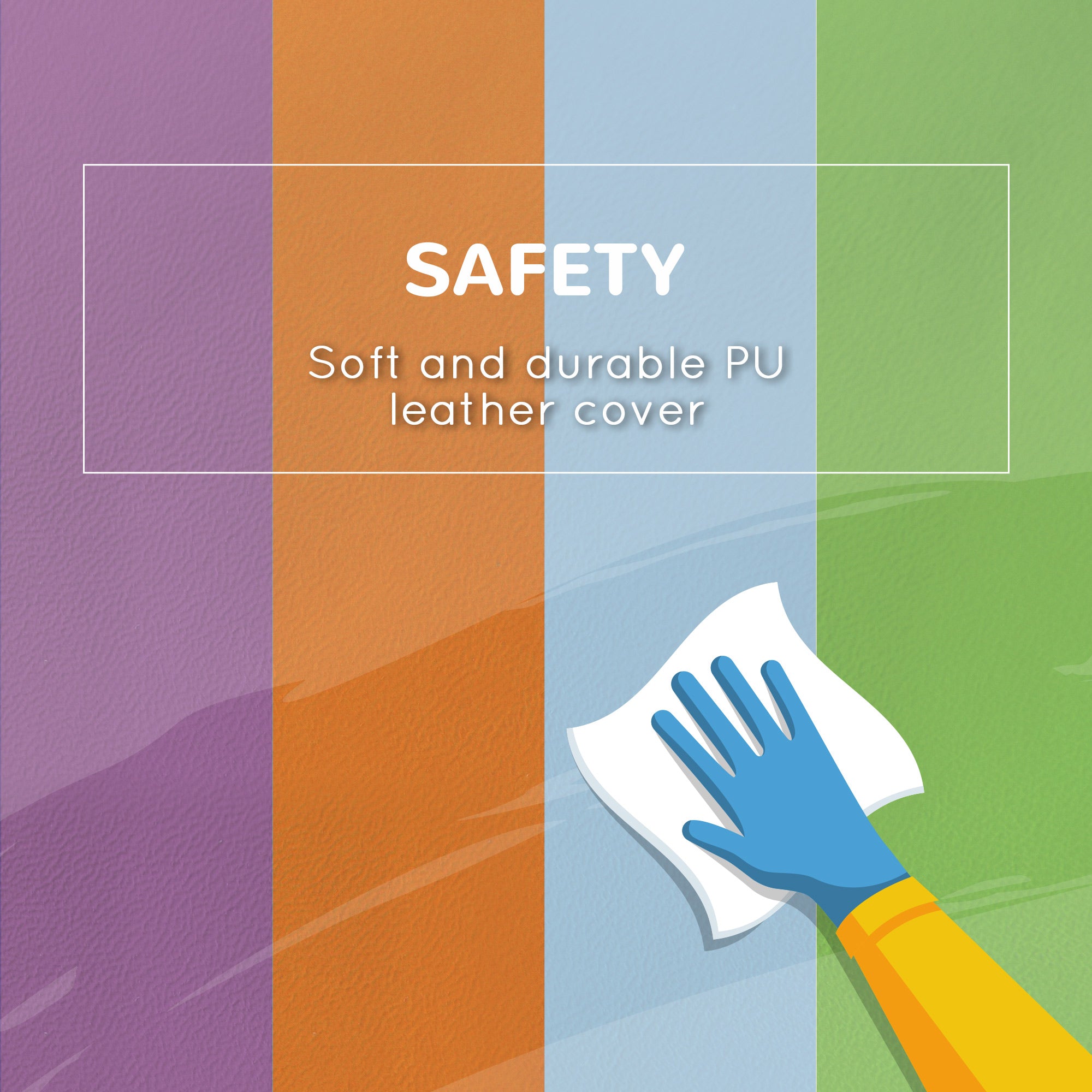 Qaba 4 Pieces Soft Play Foam Play Set for Climbing, Crawling, Multicolour 